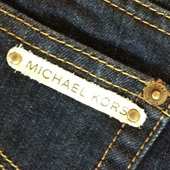 💞Michael Kors💞dark blue boot cut jeans - Picture 7 of 8